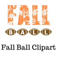 Fall Ball Clipart Freebie