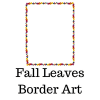 Fall Leaves Border Art Freebie