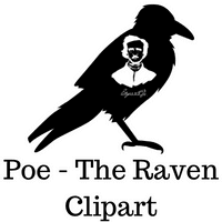 Poe - The Raven Clipart Freebie