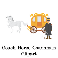 Coach-Horse-Coachman Clipart Freebie