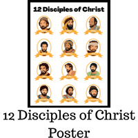 12 Disciples of Christ Poster Freebie