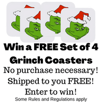 Grinch Coaster GiveAway